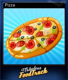 Series 1 - Card 1 of 6 - Pizza