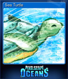 Series 1 - Card 1 of 5 - Sea Turtle