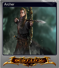 Series 1 - Card 4 of 6 - Archer
