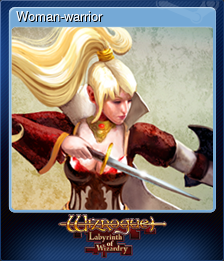 Series 1 - Card 1 of 5 - Woman-warrior