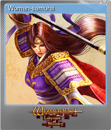 Series 1 - Card 5 of 5 - Woman-samurai