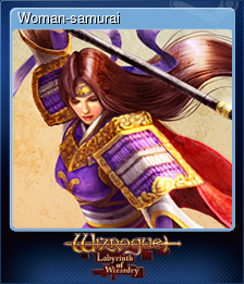 Series 1 - Card 5 of 5 - Woman-samurai