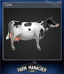 Series 1 - Card 1 of 5 - Cow