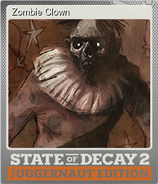 Series 1 - Card 3 of 8 - Zombie Clown