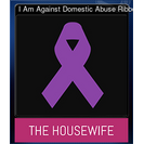 I Am Against Domestic Abuse Ribbon