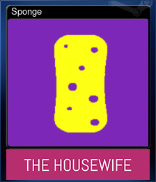 Series 1 - Card 3 of 5 - Sponge