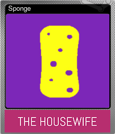 Series 1 - Card 3 of 5 - Sponge