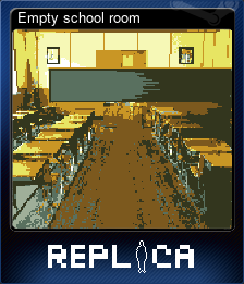 Series 1 - Card 2 of 6 - Empty school room