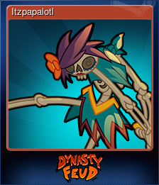 Series 1 - Card 5 of 8 - Itzpapalotl