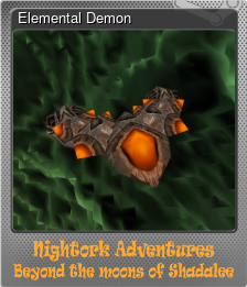 Series 1 - Card 3 of 6 - Elemental Demon