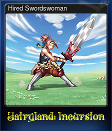 Series 1 - Card 2 of 8 - Hired Swordswoman