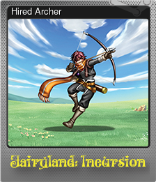 Series 1 - Card 3 of 8 - Hired Archer