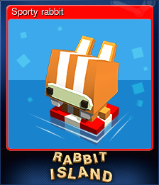 Series 1 - Card 1 of 5 - Sporty rabbit