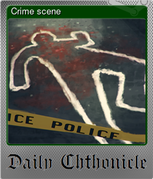 Series 1 - Card 3 of 5 - Crime scene