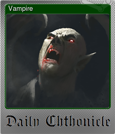 Series 1 - Card 1 of 5 - Vampire