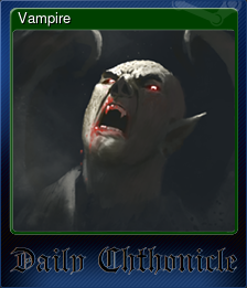 Series 1 - Card 1 of 5 - Vampire