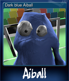 Series 1 - Card 5 of 5 - Dark blue Aiball