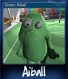 Series 1 - Card 4 of 5 - Green Aiball