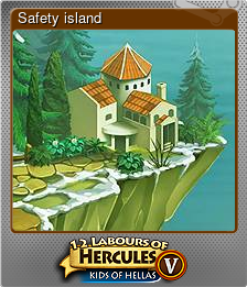 Series 1 - Card 9 of 10 - Safety island
