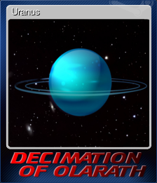 Series 1 - Card 2 of 5 - Uranus