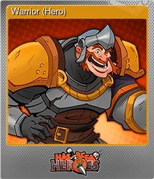 Series 1 - Card 2 of 9 - Warrior (Hero)