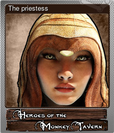 Series 1 - Card 11 of 15 - The priestess
