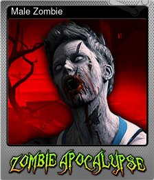 Series 1 - Card 4 of 6 - Male Zombie