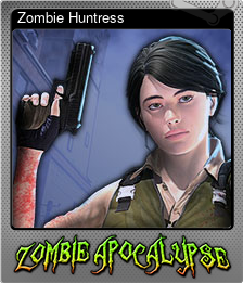 Series 1 - Card 1 of 6 - Zombie Huntress