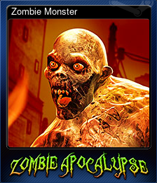 Series 1 - Card 6 of 6 - Zombie Monster
