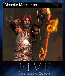 Series 1 - Card 11 of 15 - Moabite Marksman