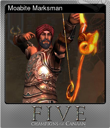Series 1 - Card 11 of 15 - Moabite Marksman