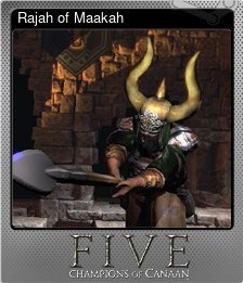 Series 1 - Card 9 of 15 - Rajah of Maakah