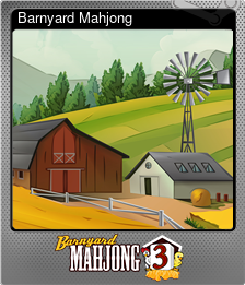 Series 1 - Card 1 of 6 - Barnyard Mahjong