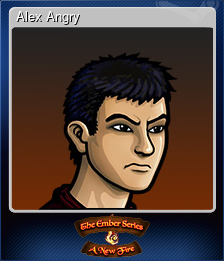 Series 1 - Card 1 of 7 - Alex Angry
