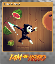 Series 1 - Card 1 of 5 - Like a ninja