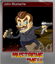 Series 1 - Card 1 of 5 - John Mustache