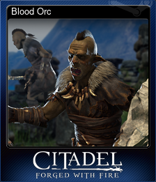 Series 1 - Card 1 of 7 - Blood Orc