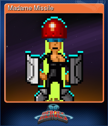 Series 1 - Card 5 of 9 - Madame Missile