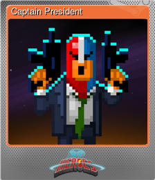 Series 1 - Card 8 of 9 - Captain President