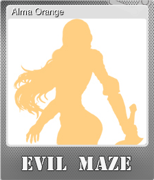 Series 1 - Card 2 of 7 - Alma Orange