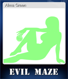 Series 1 - Card 4 of 7 - Alma Green
