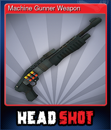 Series 1 - Card 2 of 7 - Machine Gunner Weapon