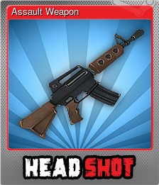 Series 1 - Card 1 of 7 - Assault Weapon