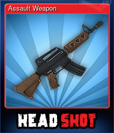 Series 1 - Card 1 of 7 - Assault Weapon