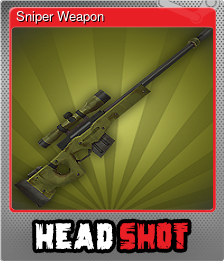 Series 1 - Card 4 of 7 - Sniper Weapon