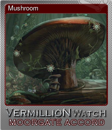 Series 1 - Card 2 of 9 - Mushroom