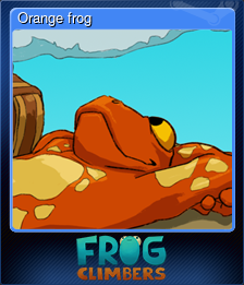 Series 1 - Card 4 of 5 - Orange frog