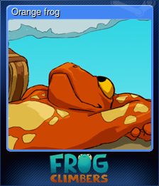 Orange frog