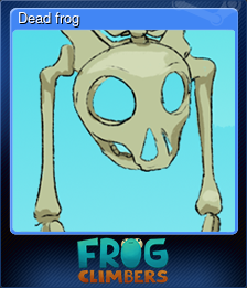 Series 1 - Card 5 of 5 - Dead frog