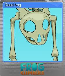 Series 1 - Card 5 of 5 - Dead frog